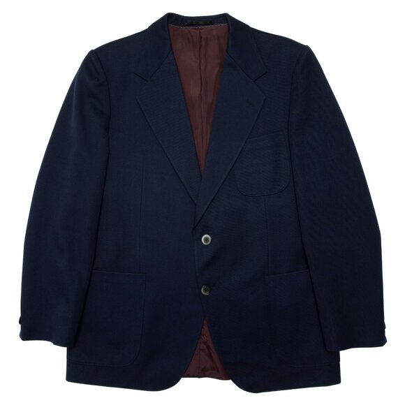 Sundazed (Austria) 70s Bespoke Pure New Wool Cavalry Twill Weave Sport Coat : XL